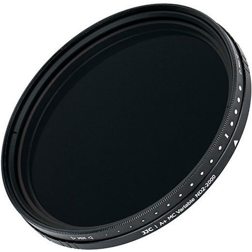 JJC 43mm ND2 ND2000 Variable Neutral Density Filter (43 mm, ND- / Graufilter, 43 mm), Objektivfilter