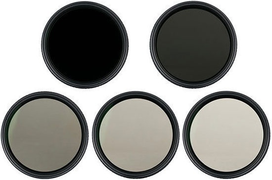 Image du produit JJC 43mm ND2 ND2000 Filtre à densité neutre variable (43 mm, Filtre gris neutre, 43 mm)