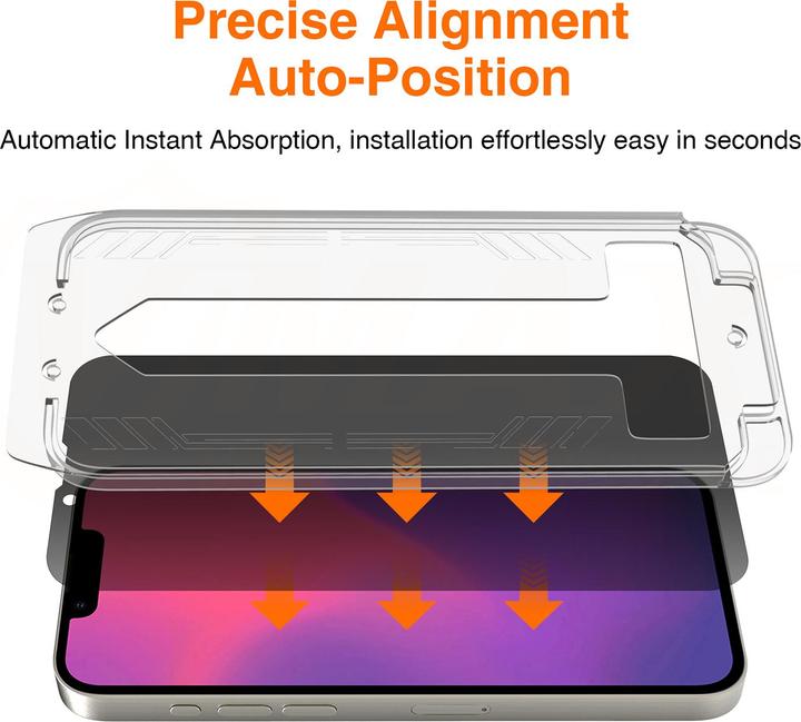 Image du produit 4smarts Second Glass Privacy, Service Kit + Anti Dust (10 pcs, Apple iPhone 13, Apple iPhone 13 Pro, Apple iPhone 14, Apple iPhone 16e)