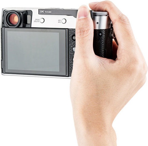 Actual product image JJC TA X100V Thumbs Up Grip Zwart voor Fuji X 100V / X 100F / X E3