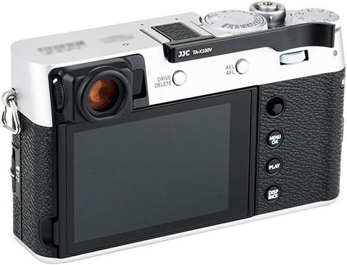 Actual product image JJC TA X100V Thumbs Up Grip Zwart voor Fuji X 100V / X 100F / X E3