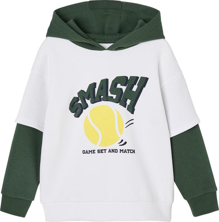 Produktbild Vertbaudet Jungen Kapuzensweatshirt mit Lageneffekt & Recycling-Polyester (92)