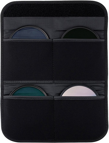 Image du produit JJC FP K4L Grey Filter Pouch contient 4 filtres jusqu'à 82mm (82 mm)