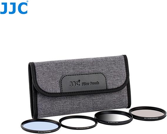 JJC FP K4S grijs filterzakje voor 4 filters tot 58 mm (58 mm)
