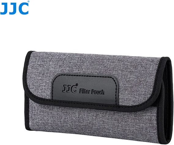 Actual product image JJC FP K4S Grey Filter Pouch holds 4 filters up to 58mm (58 mm)