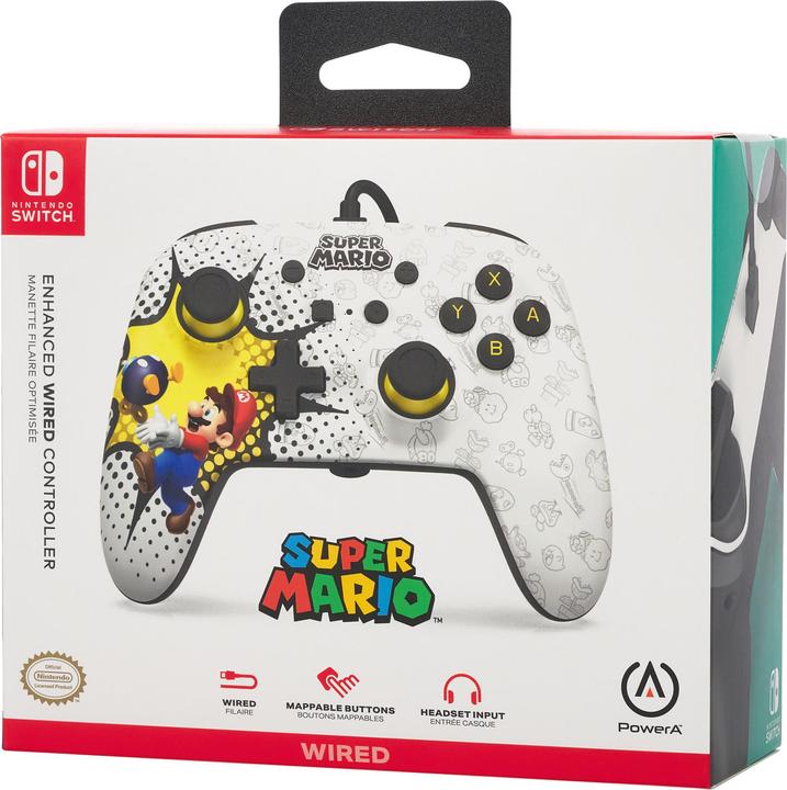 Actual product image PowerA Improved wired controller for Nintendo Switch - Bob-omb Blast (Switch)