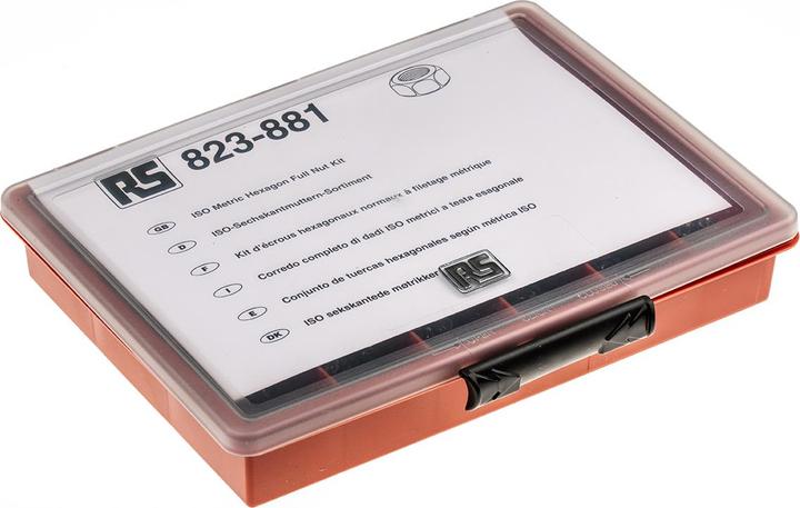 Produktbild RS PRO Muttern Sortiment verzinkt (M10, M2, M2.5, M3, M4, M5, M6, M8)