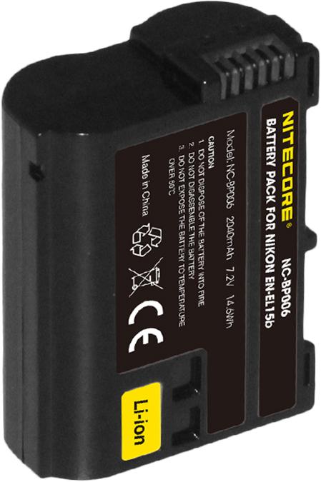 Image du produit Nitecore EN-EL15bKamera Akku für Nikon (Batterie de l'appareil photo)