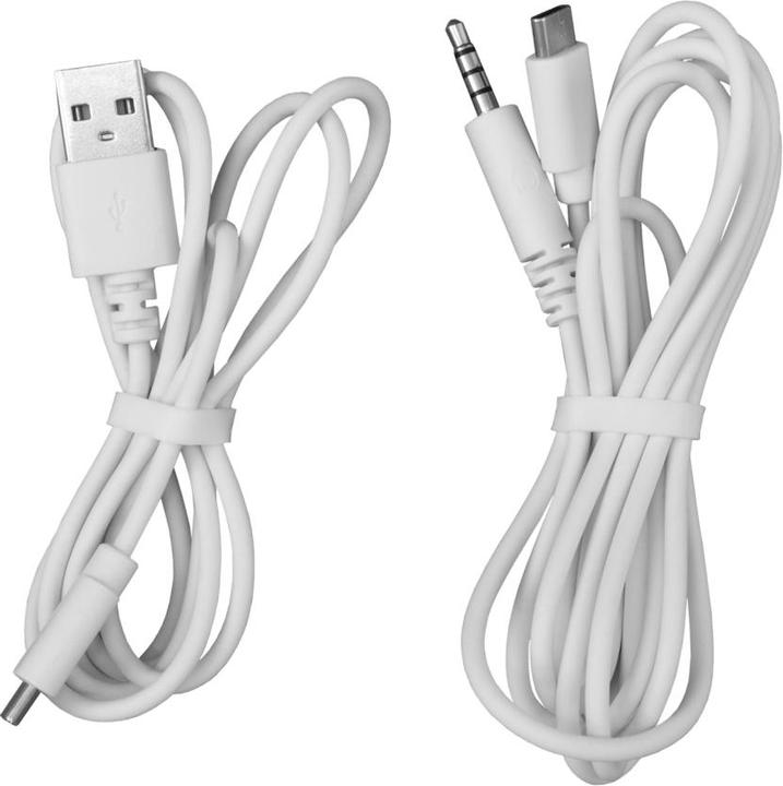 Actual product image White Shark WGH-2444 Firecrest White (No noise cancellation, 15 h, Cable, Wireless)