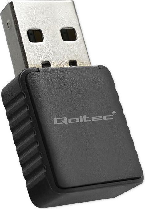 Actual product image Qoltec WiFi adapter 2x2dBi 1300Mbps, wireless (USB 3.0)