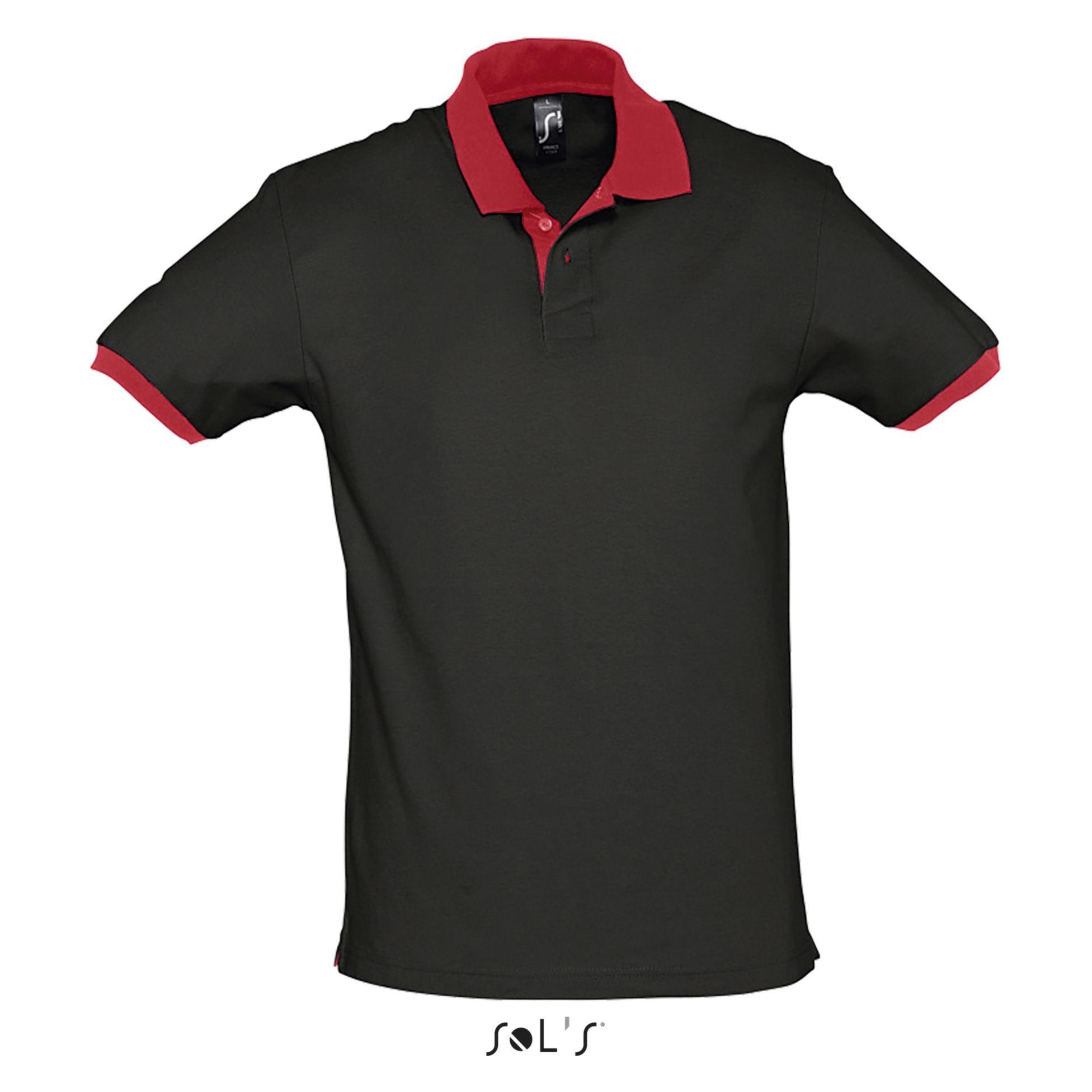 Sol's, Herren, Shirts, Prince, Mehrfarbig, Schwarz, (Xxl)
