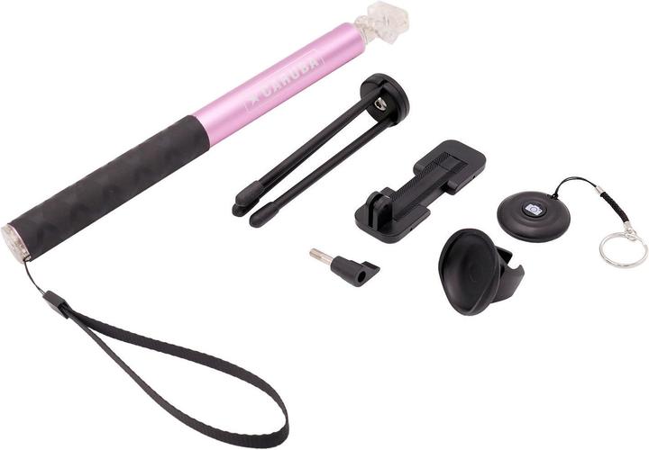 Produktbild Caruba Selfie Stick GroÃ Bluetooth Pink