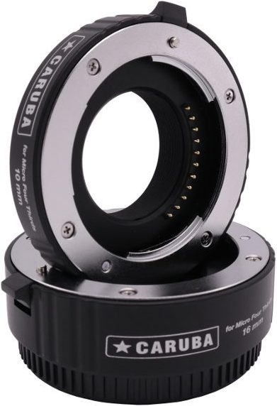 Produktbild Caruba Extension Tube Set Olympus/Panasonic MFT Chrom (Version II) (Makro-Zwischenring, Micro Four Thirds)