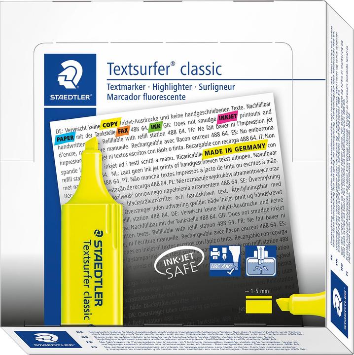 Produktbild Staedtler TEXTSURFER CLASSIC 364 - Textmarker (1x)