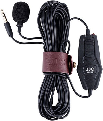 Actual product image JJC SGM 38II Omnidirectional Lavalier Microphone