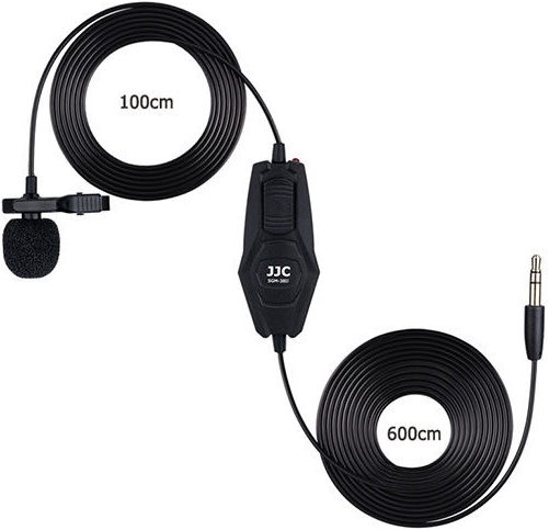 Actual product image JJC SGM 38II Omnidirectional Lavalier Microphone