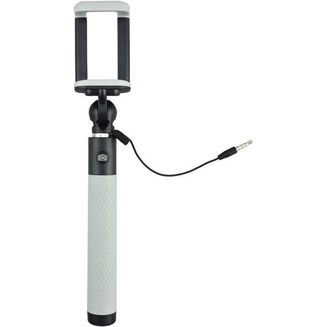 Caruba Selfie Stick Plug & Play Grau, Selfie Stick, Grau