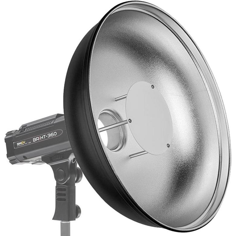 Thumbnail - SMDV Beauty Dish Zilver BR 300 für B 360 (Blitzgerät Ersatzteile), Blitzgerät Zubehör, Silber