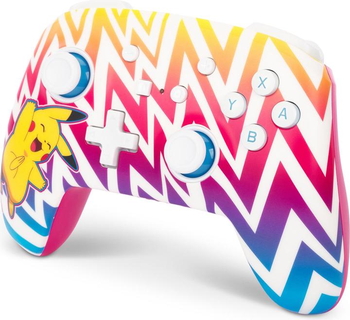 Produktbild PowerA Enhanced Wireless Controller Vibrant Pikachu (Switch OLED, Switch Lite, Switch)