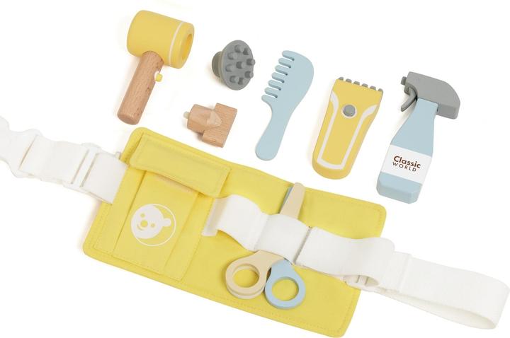 Produktbild Classic World Holzspiel-Friseurset Modern, 8dlg.