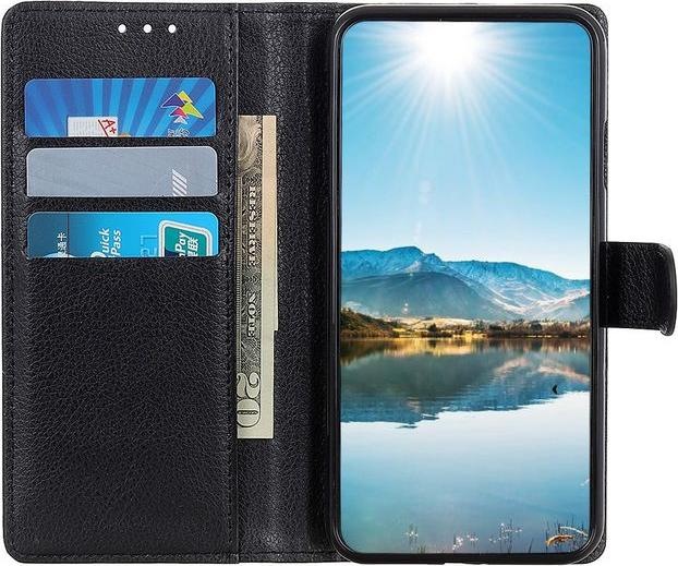Produktbild MU Classic Litchi Leder Bookcover Series (OnePlus Nord N200 5G)