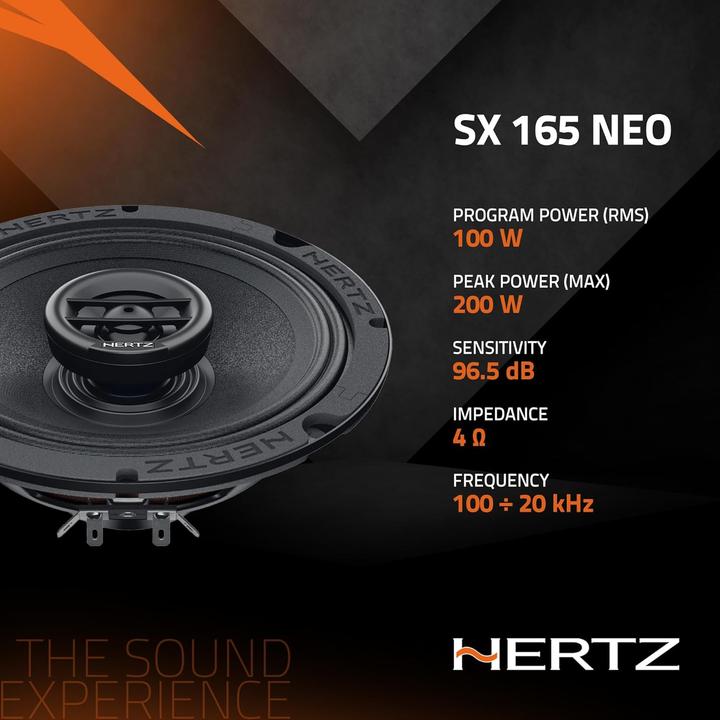Image du produit Hertz 6.5" (16,5cm) Coax SPL Show SX 165 Neo (200 W)