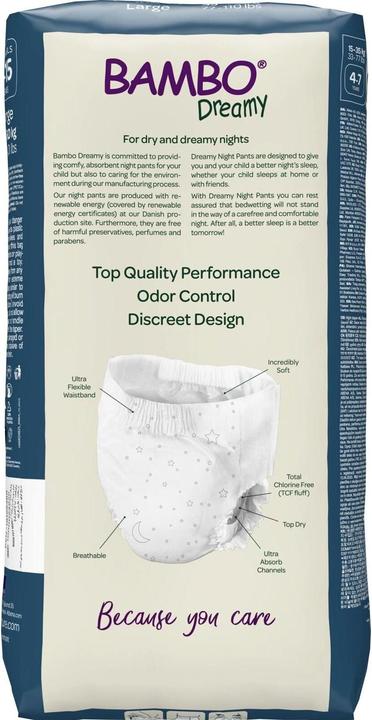 Actual product image Bambo Night Pants (Size L, Monthly box, 10 Piece)