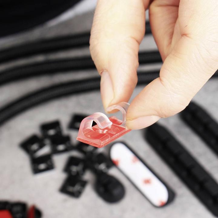 Produktbild Quadrios 23CA257 Kabelclip 23CA257 Bündel-Ø-Bereich 1 bis 40 mm Schwarz 184 T (184 Stk.)