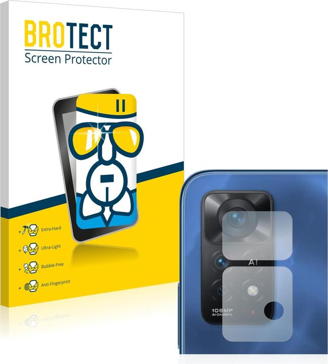 Actual product image BROTECT AirGlass Glass (1 pcs., Xiaomi Redmi Note 11 Pro 5G)