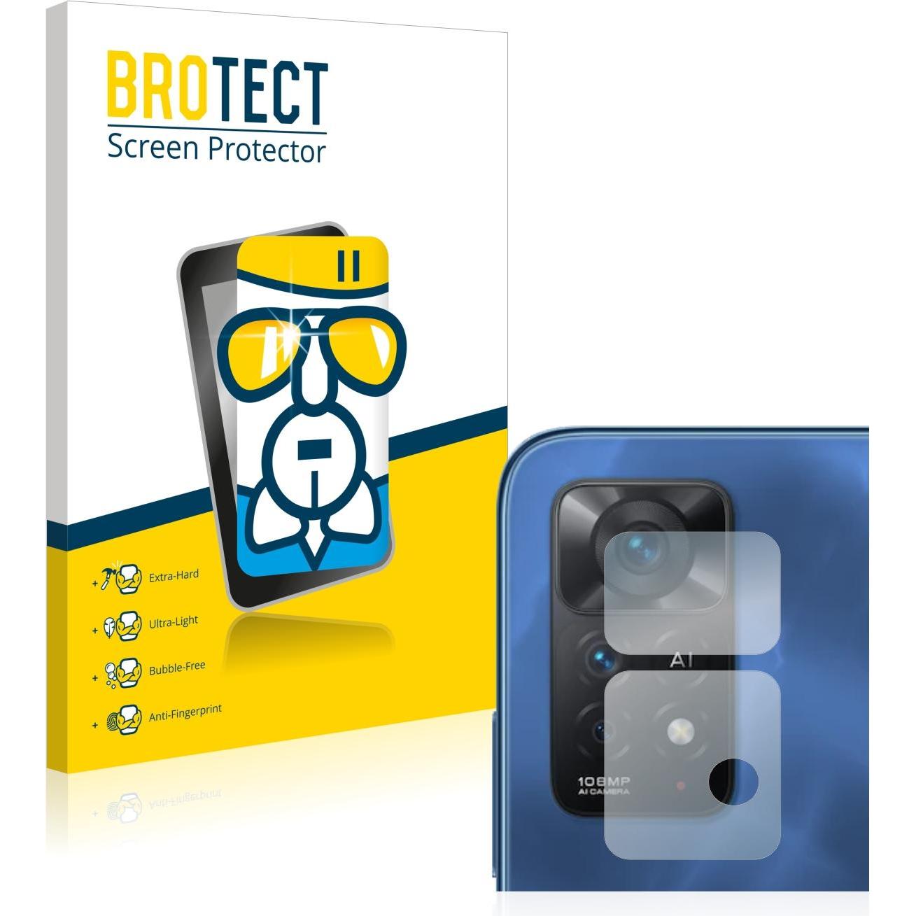 BROTECT AirGlass Panzerglasfolie (1 Stück, Xiaomi Redmi Note 11 Pro 5G), Smartphone Schutzfolie, Transparent