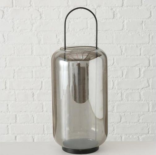 Produktbild Boltze Home Windlicht Meryse 20 x 50 cm, Anthrazit (20 x 50 cm, 1 x)