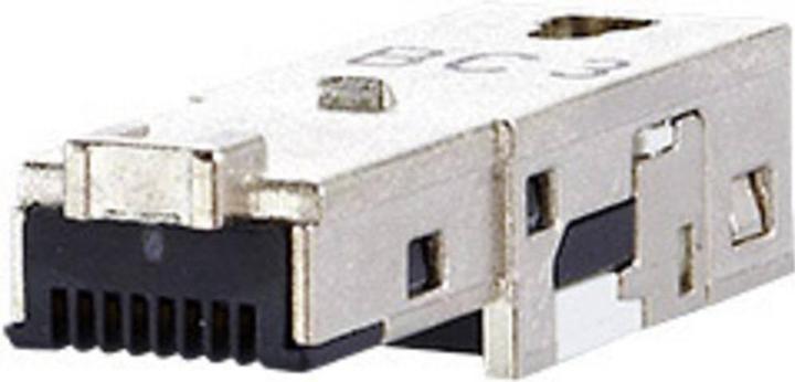 Produktbild Metz Connect RJ45 Steckereinsatz Cat. 6 Industrietauglich feldkonfekt