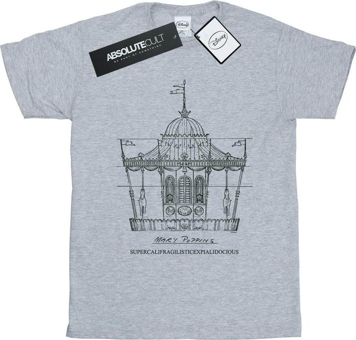 Image du produit Disney - T-shirt MARY POPPINS CAROUSEL SKETCH - Femme (XL)
