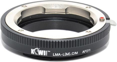 Kiwi Lens Mount Adapter (Leica M naar Canon M)