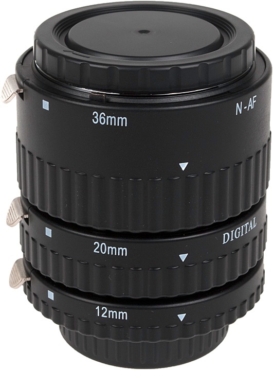 Actual product image Meike Extension Tube Set Eco Canon (Macro intermediate ring, Canon EF, Canon EF-S)