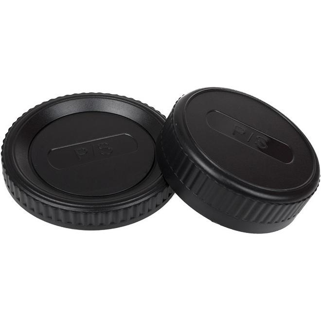 Caruba hinterer Linsen und GehÃ¤usedeckel fÃ¼r Pentax, Objektivdeckel, Schwarz