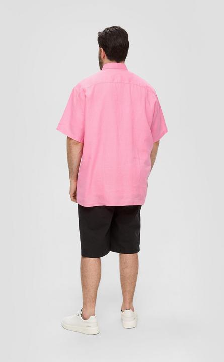 Produktbild s.Oliver Hemd Kurzarmhemd aus Leinen (4XL)
