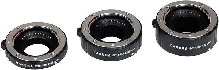 Immagine prodotto Caruba Set di tubi di prolunga Nikon Serie 1 Cromo (Anello intermedio macro, Nikon 1)
