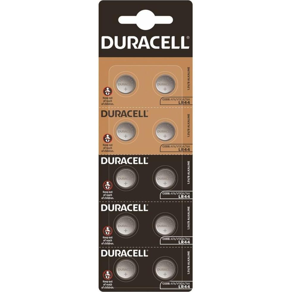 Duracell LR44 (10 pz., LR44, 170 mAh), Batterie + pile