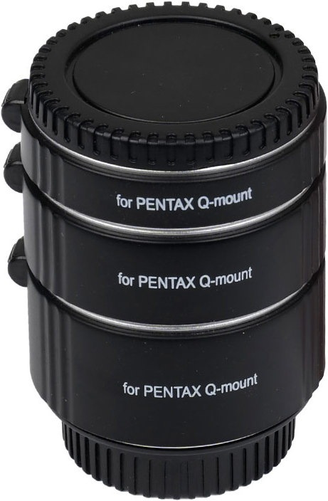 Actual product image Caruba Extension Tube Set Pentax Q Aluminium (Macro intermediate ring, Pentax Q)