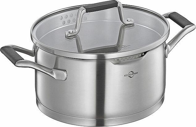 Produktbild Küchenprofi Topf-Set Bologna 4tlg. (Pfannenset + Topfset, Edelstahl)