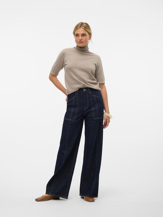 Immagine prodotto Vero Moda VMKATHY Super High Rise Weiter Beinschnitt Jeans Weit geschnitten (W25/L32)