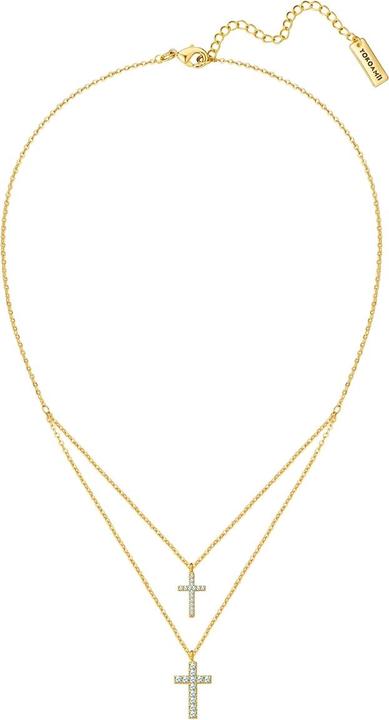 Produktbild Yokoamii Kette mit Anhänger gelbgold Zirkonia weiss - 38656 (Messing, 38 - 42 cm)