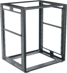 Vaddio Middle Atlantic CFR CFR-10-18 - Telaio per il montaggio a rack - Nero - 10U - 48.3 cm ( (10 HE, Portapacchi da 10 pollici)