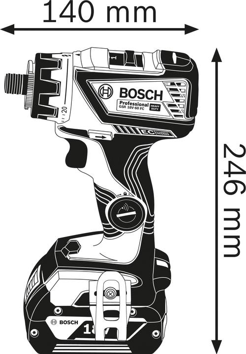 Produktbild Bosch Professional GSR 18V-60 FC