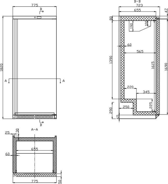 Produktbild Gastro Hero Lagertiefkühlschrank ECO (590 l)