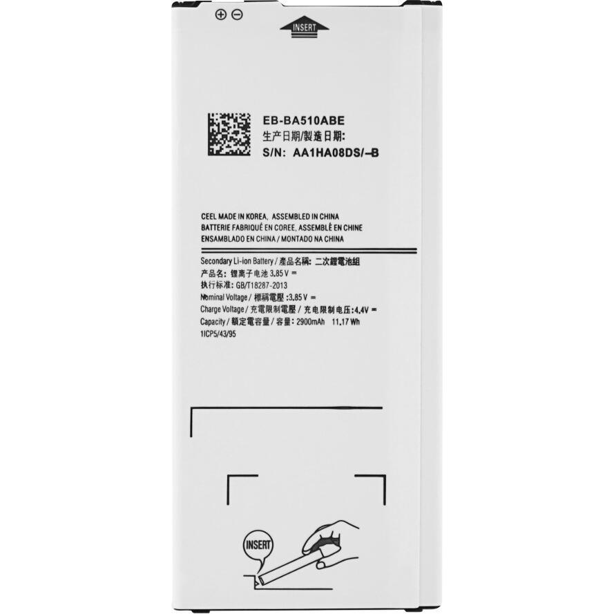 MPS Akku für Samsung A510F Galaxy A5 (2016), Smartphone Akku