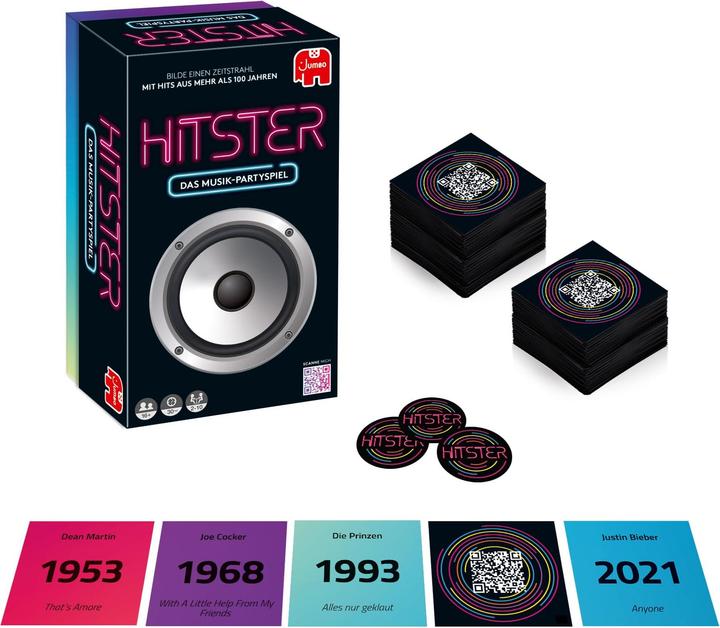 Produktbild Jumbo Hitster (Deutsch, 2 - 10 Spieler)
