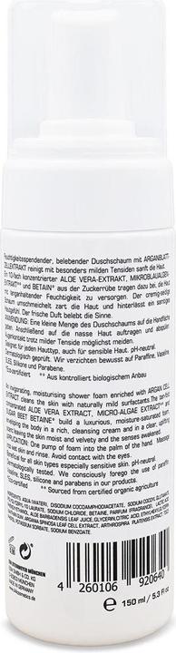 Nährwerte und Zutaten A4 Health and Beauty Body Delight Shower Mousse (150 ml)