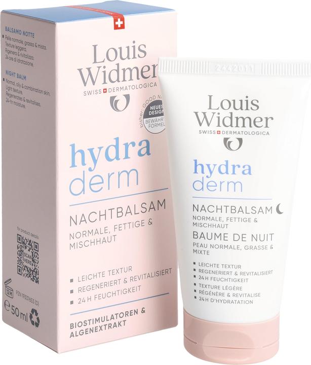 Image du produit Widmer Louis Hydraderm Nachtbalsam parfumiert 50 ml (50 ml, Crème de nuit)